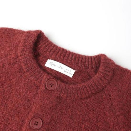  [키즈] Rylee + Cru LLC 풀오버 키즈 라이리 + 크루 LLC 퍼지 카디건 루비 - OTHER BRANDS