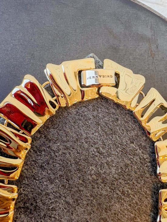  제니 버드 목걸이/팬던트 선드라 칼라 네크리스 하이 폴리쉬 골드 - JENNY BIRD