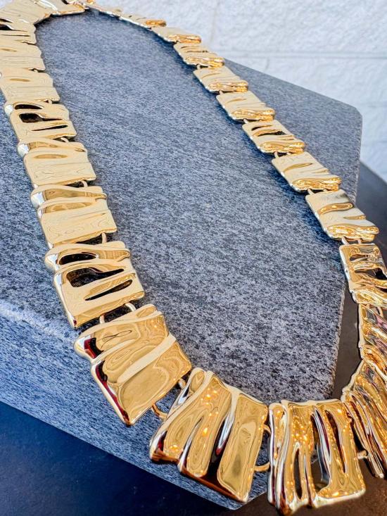  제니 버드 목걸이/팬던트 선드라 칼라 네크리스 하이 폴리쉬 골드 - JENNY BIRD