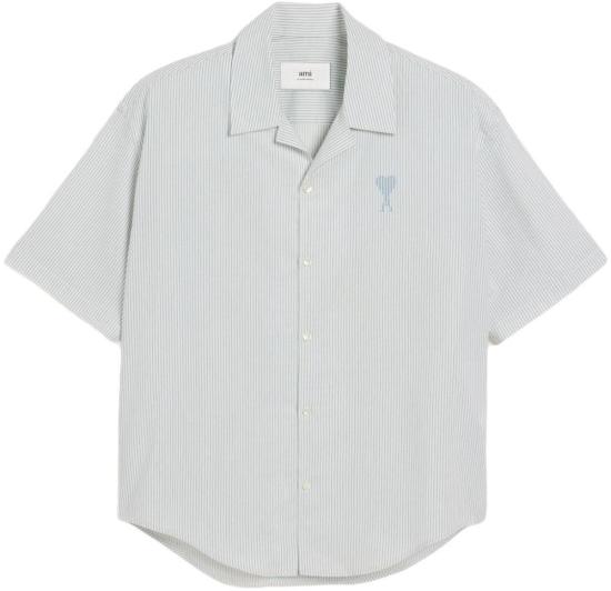 25SS 아미 셔츠 HSH292CO01131041 WHITE