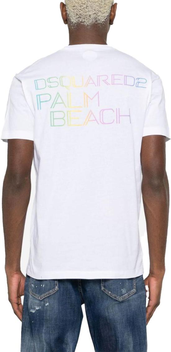  디스퀘어드2 반팔 티셔츠 S71GD1394S23009100 WHITE - DSQUARED2
