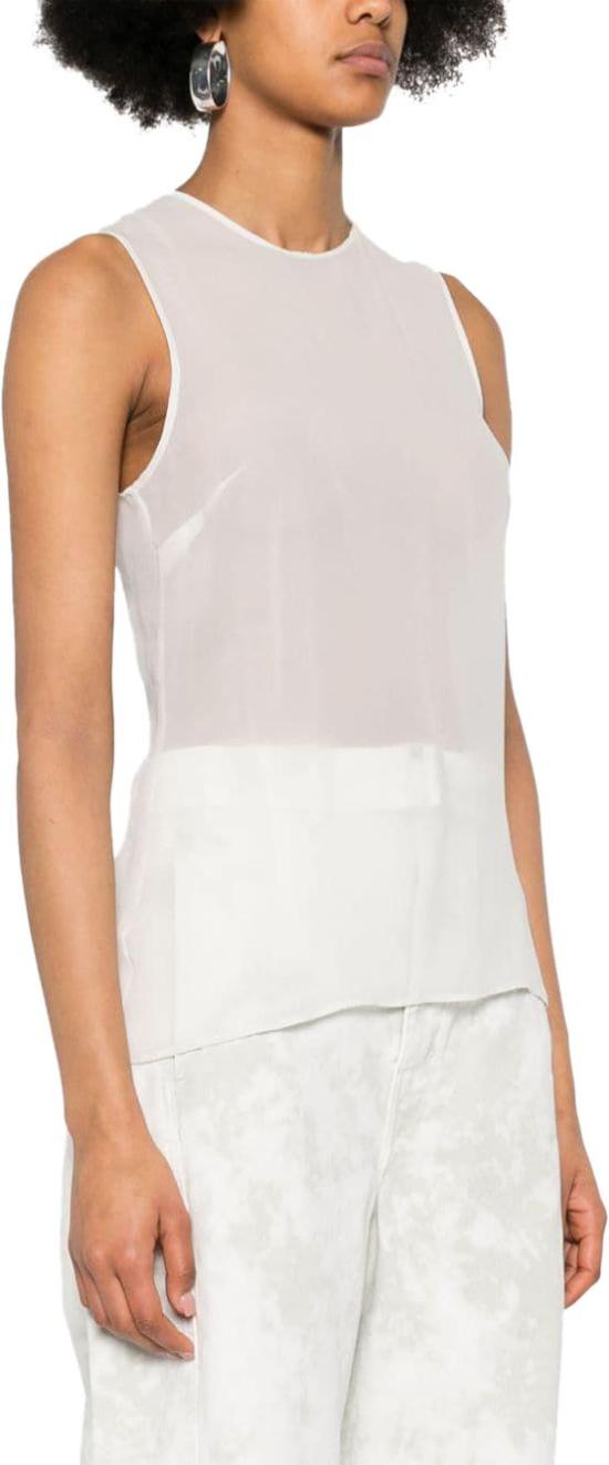  아미 민소매 티셔츠 FTK201SE0008193 WHITE - AMI