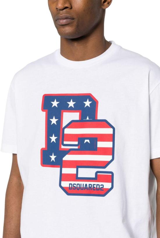  디스퀘어드2 반팔 티셔츠 S74GD1260S23009100 WHITE - DSQUARED2