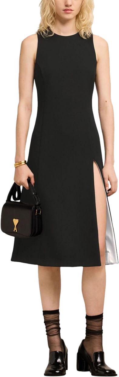  아미 미디 원피스 FDR215WV00450013 BLACK - AMI