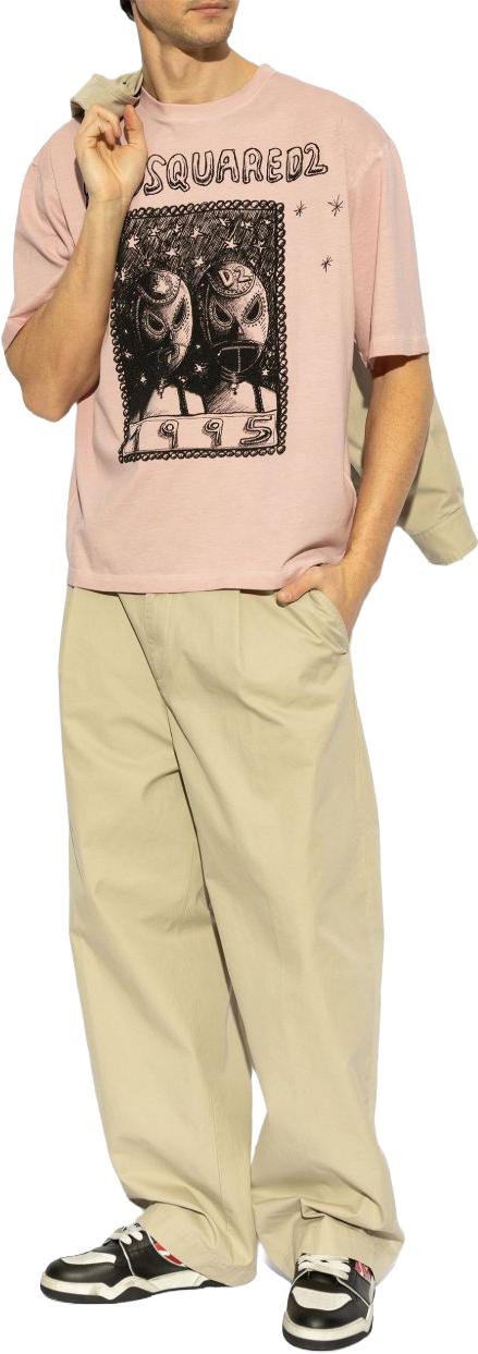  디스퀘어드2 반팔 티셔츠 S71GD1555D20035235 PINK - DSQUARED2