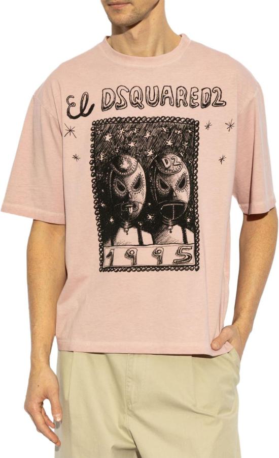  디스퀘어드2 반팔 티셔츠 S71GD1555D20035235 PINK - DSQUARED2