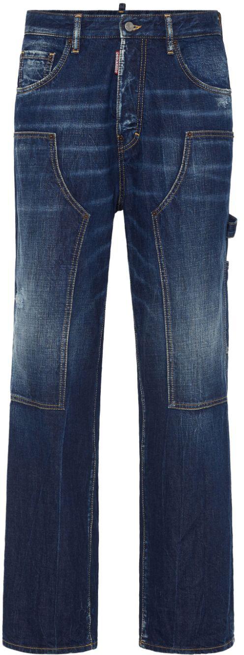 25SS 디스퀘어드2 데님 팬츠 S74LB1652S30309470 BLUE