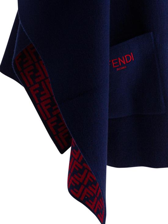 25FW [키즈] 펜디 코트 JFQ057 AO29F08B9 BLUE - FENDI