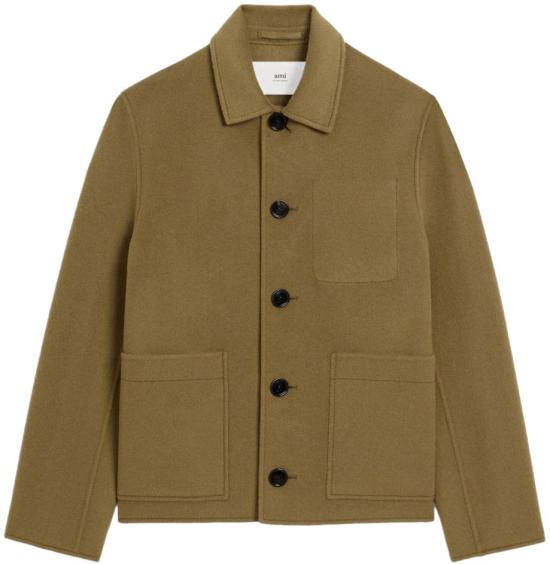 25FW 아미 플란넬 자켓 HJK844WV0022298 BROWN