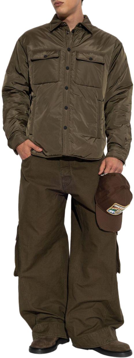 25FW 디스퀘어드2 긴팔 셔츠 S74DM0944S53817727 BROWN - DSQUARED2