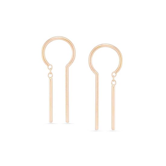  Baleen 이어링 수염 스웨이 귀걸이