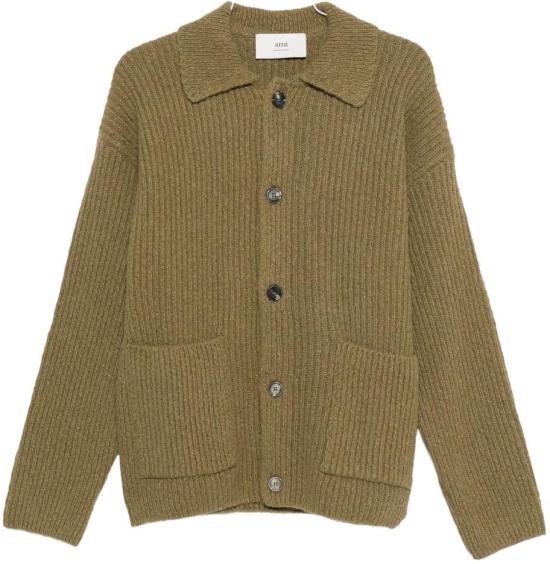 25FW 아미 스웨터 HKC354KN0112298 BROWN