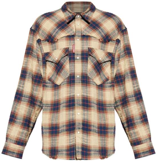 25FW 디스퀘어드2 셔츠 S71DM0797D35351001F BROWN