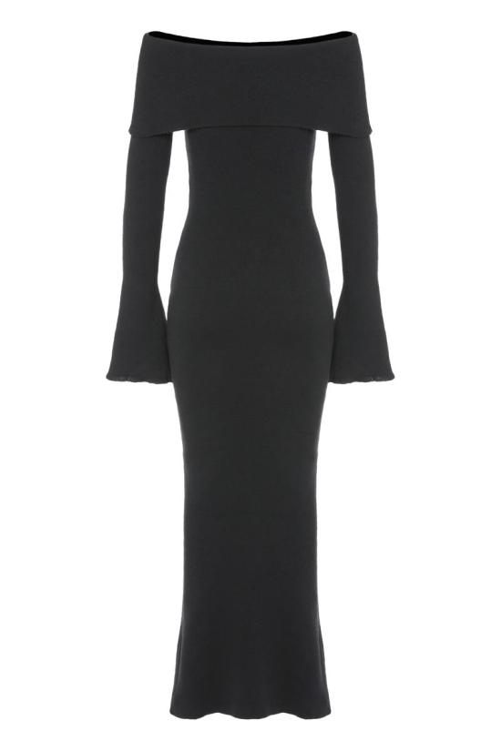 25FW Les Filles D'Eva 롱 원피스 8605 001 Black - OTHER BRANDS