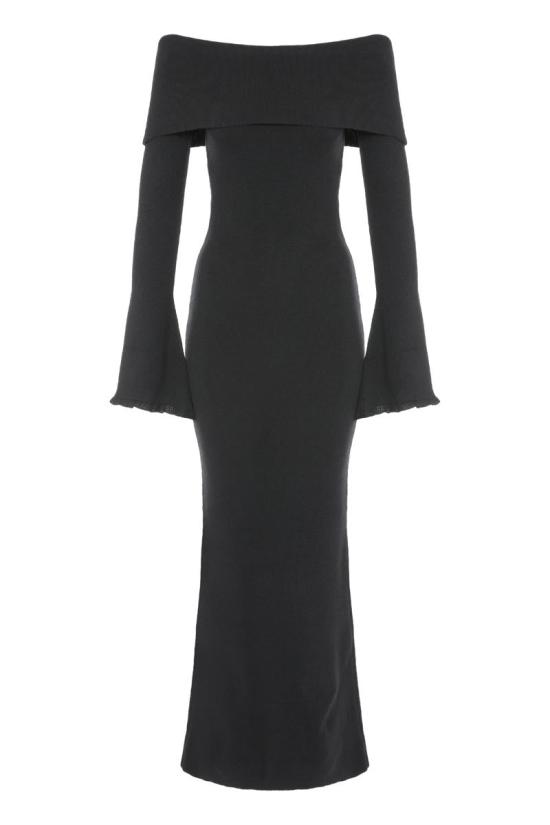 25FW Les Filles D'Eva 롱 원피스 8605 001 Black