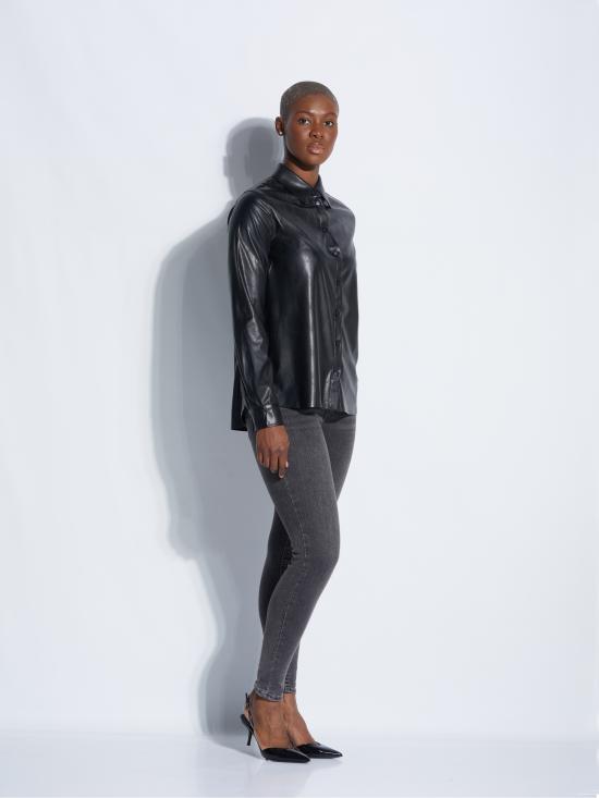  핑코 블라우스 1G168PY7CD BLACK - PINKO