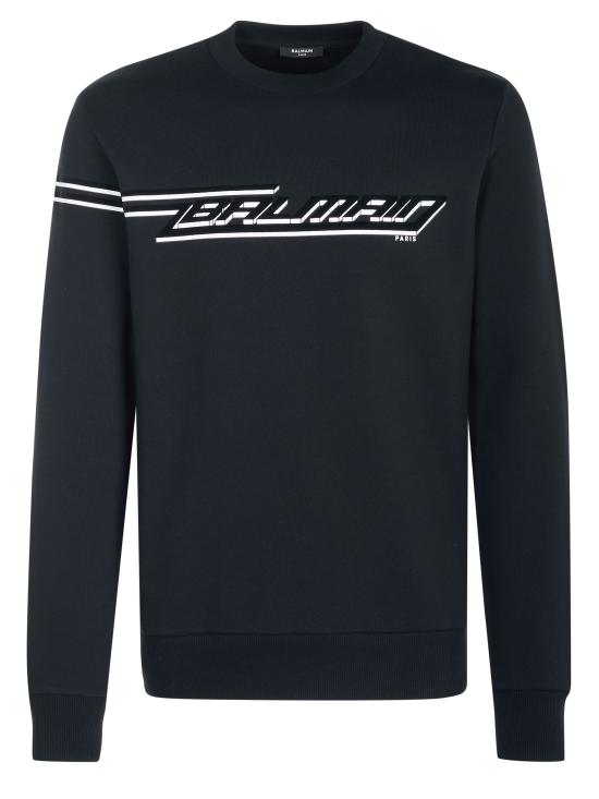  발망 긴팔 티셔츠 WH1JQ040B137 BLACK