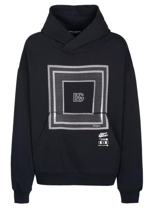  돌체앤가바나 후드 티셔츠 G9PZ9T G7TNG BLACK