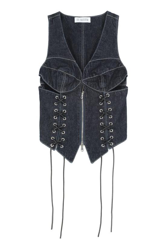 25FW Les Filles D'Eva 베스트 8509 001 Navy