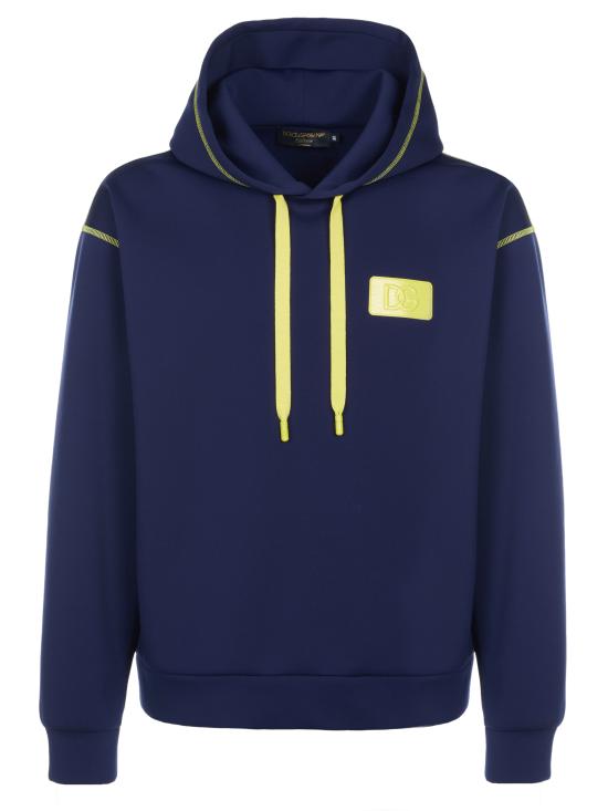  돌체앤가바나 후드 티셔츠 I9AAJM G7BID BLUE