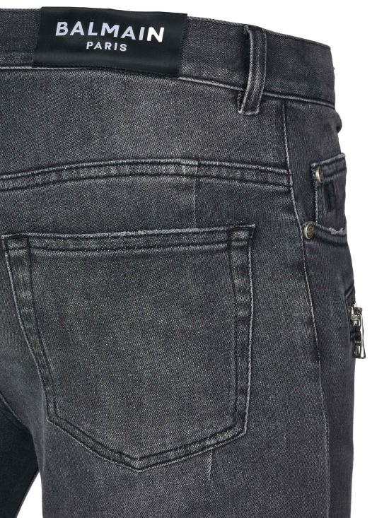  발망 데님 팬츠 XH1MG010 GREY - BALMAIN