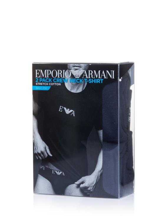  엠포리오 아르마니 반팔 티셔츠 CC715 111267 BLUE - EMPORIO ARMANI