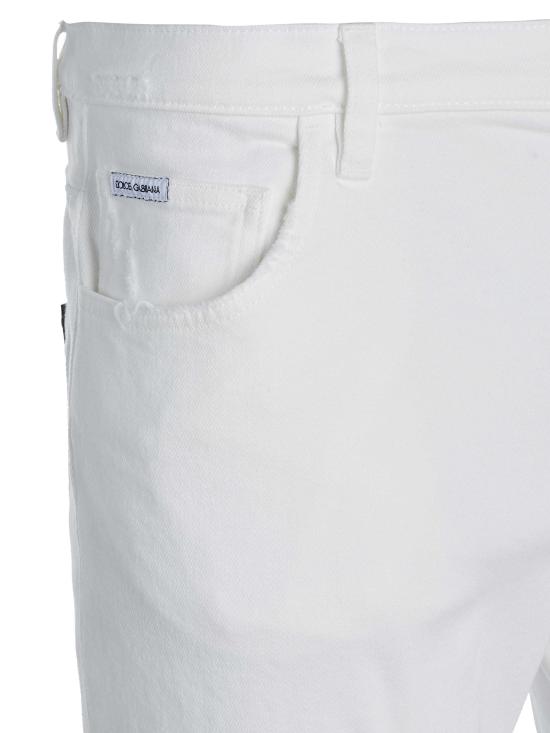  돌체앤가바나 데님 팬츠 GYJDAD G8IT4 WHITE - DOLCE & GABBANA