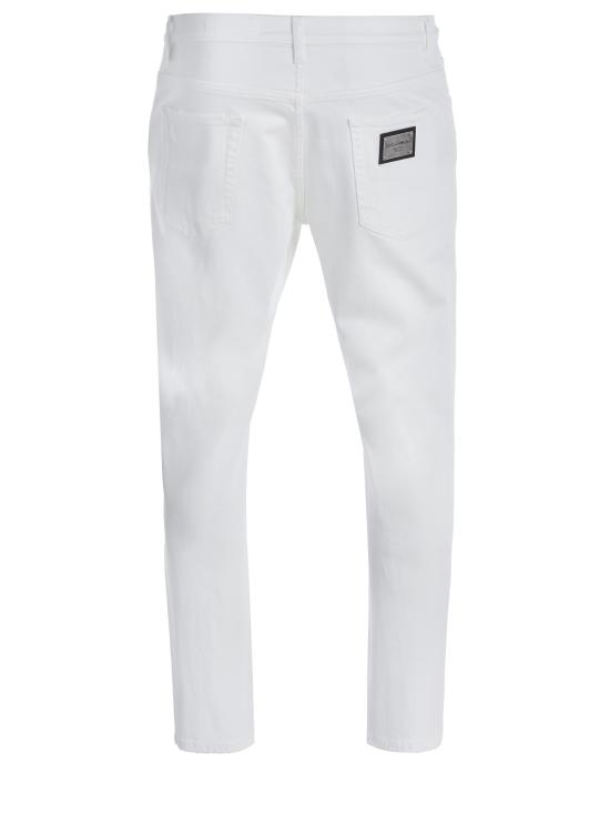  돌체앤가바나 데님 팬츠 GYJDAD G8IT4 WHITE - DOLCE & GABBANA