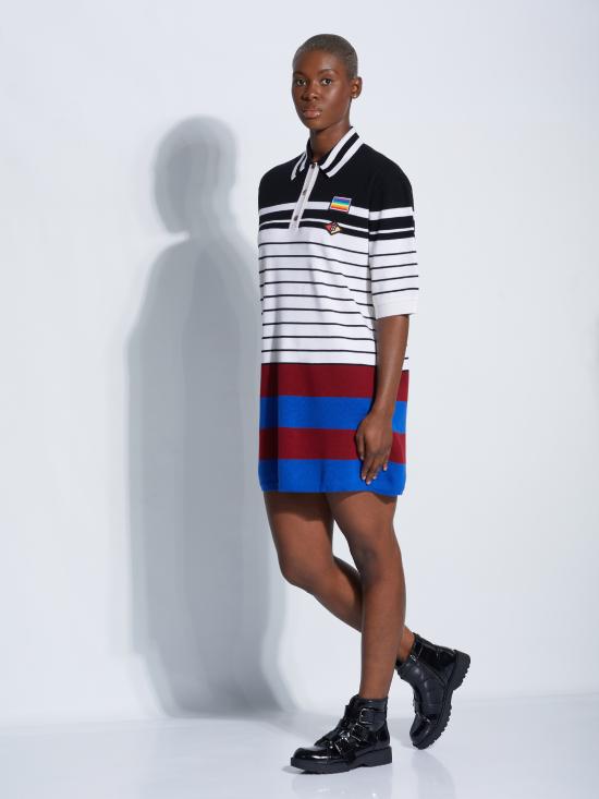  버버리 숏 원피스 8032281 MULTI COLORED - BURBERRY