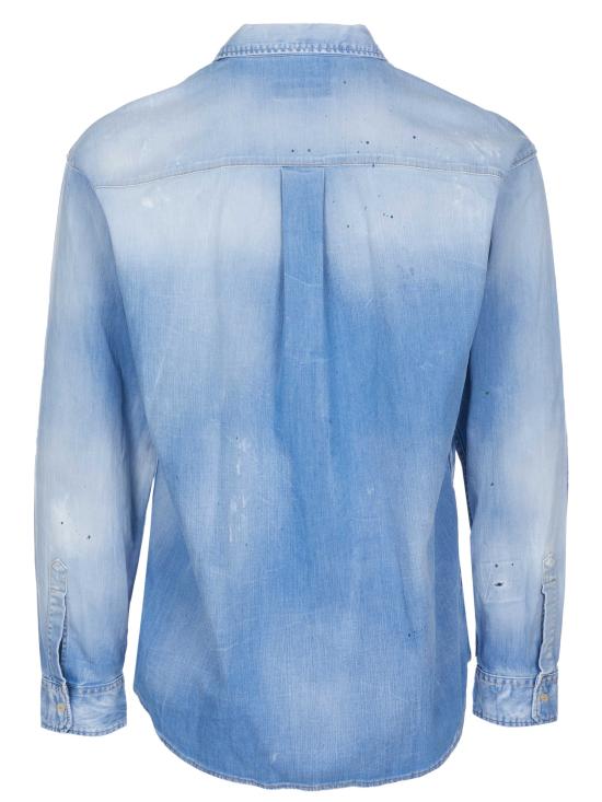  디스퀘어드2 긴팔 티셔츠 S74DM0569 S30341 470 BLUE - DSQUARED2