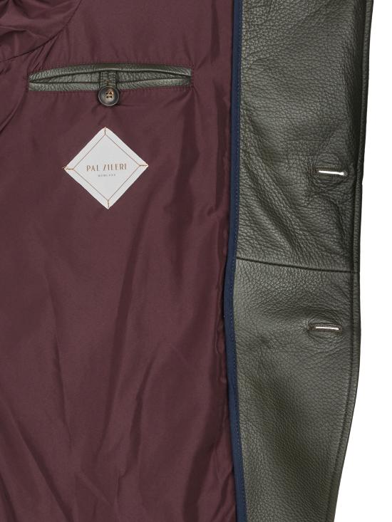  팔질레리 가죽 자켓 O32PS851 54230 GREEN - PAL ZILERI