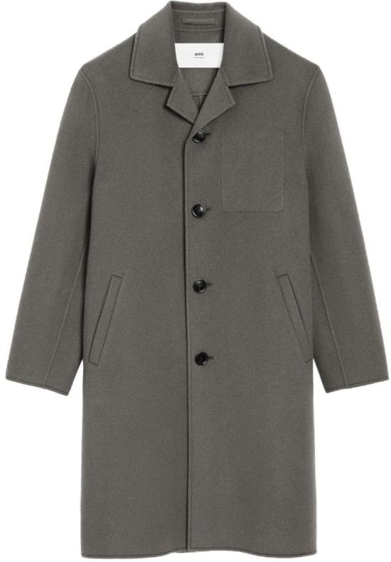 25FW 아미 울 벨티드 코트 HCO471WV0022055 GREY