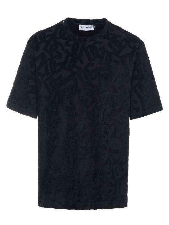  돌체앤가바나 반팔 티셔츠 G8PD7T FJ7DK BLACK