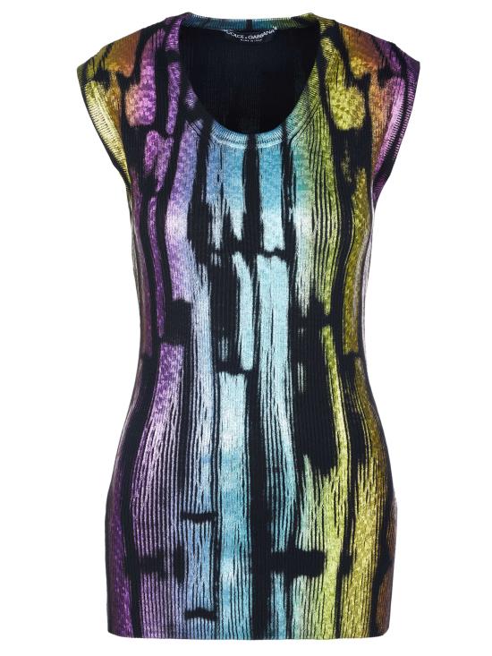  돌체앤가바나 민소매 티셔츠 FXE74T JBVL7 MULTI COLORED