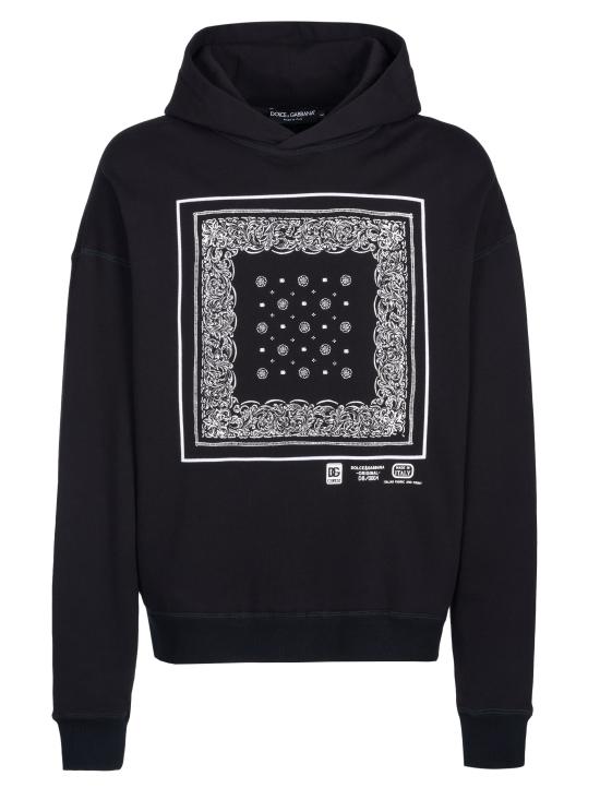  돌체앤가바나 후드 티셔츠 G9PZ9T G7TNG BLACK