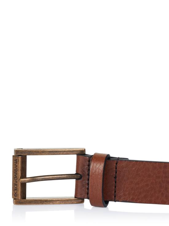  돌체앤가바나 가죽 벨트 BC4545 AW982 BROWN - DOLCE & GABBANA