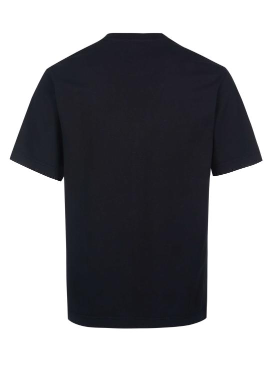  버버리 프로섬 자수 로고 코튼 티셔츠 8095104 BLACK - BURBERRY