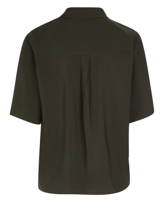  타미힐피거 블라우스 WW0WW26756 GREEN - TOMMY HILFIGER