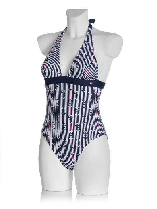  타미힐피거 원피스 수영복 UW0UW02118 0K7 XS WHITE