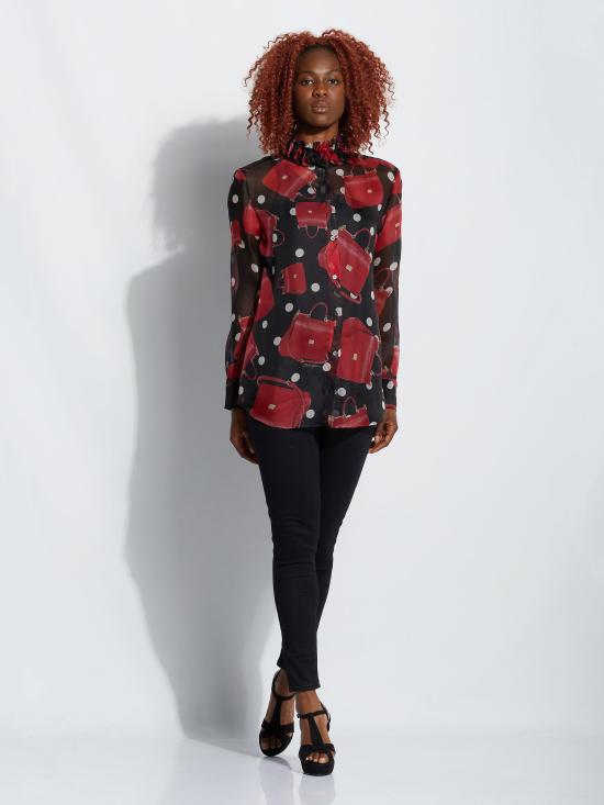  돌체앤가바나 블라우스 F5L12T HS15V BLACK