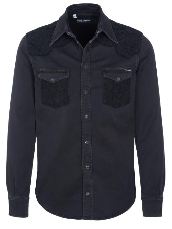  돌체앤가바나 긴팔 티셔츠 G5JB1Z G8EH7 BLACK