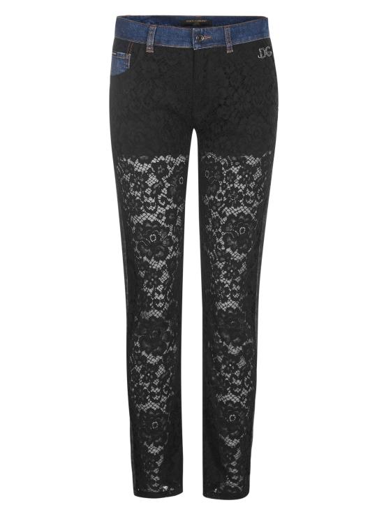  돌체앤가바나 데님 팬츠 FTBUWD G8BB1 BLACK