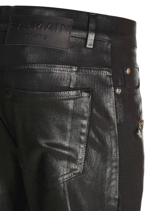  발망 데님 팬츠 XH0MG005DC04 BLACK - BALMAIN