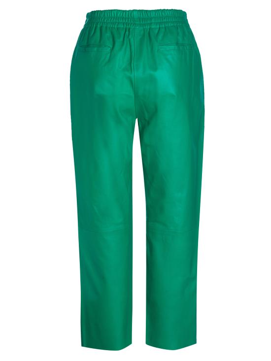  핑코 가죽 팬츠 1G15WYY638 GREEN - PINKO