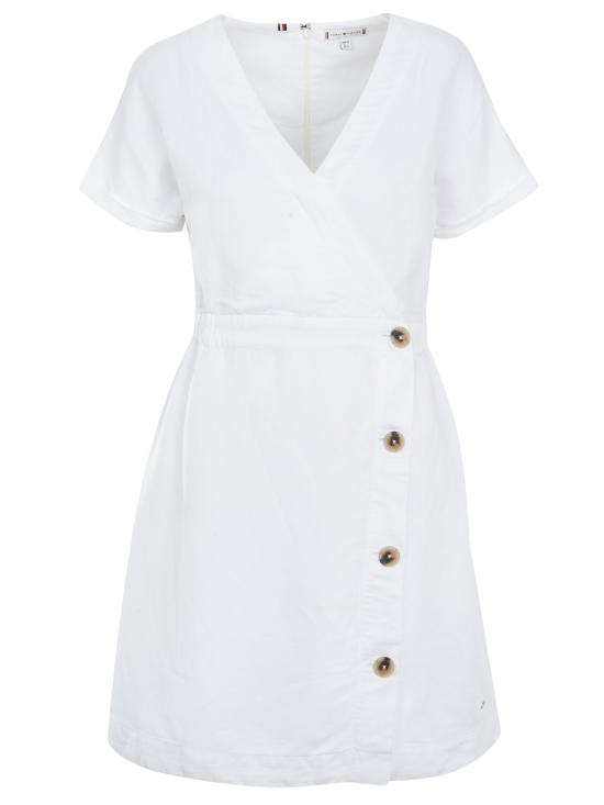  타미힐피거 롱 원피스 WW0WW28427 WHITE