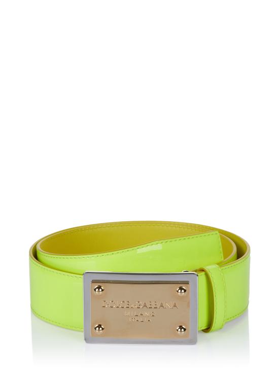  돌체앤가바나 가죽 벨트 BC4676 AQ795 YELLOW