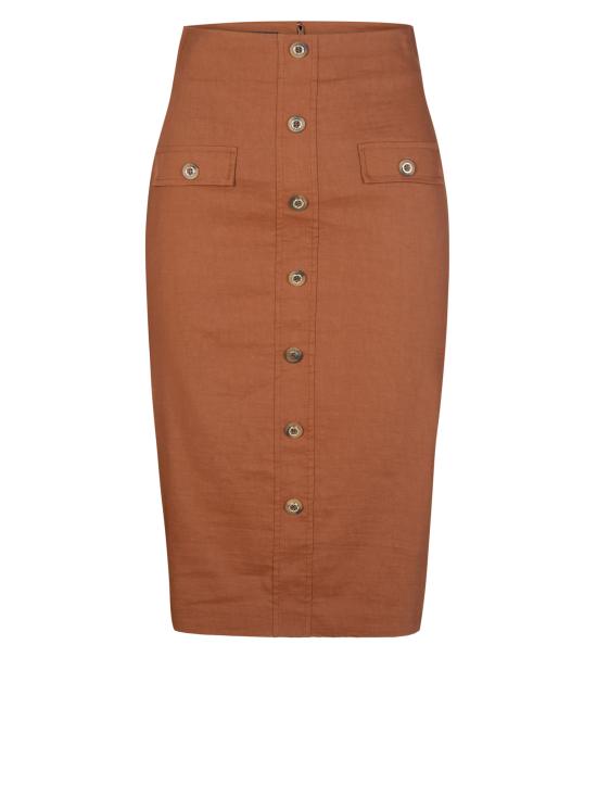  핑코 롱 스커트 1G160C7435 BROWN