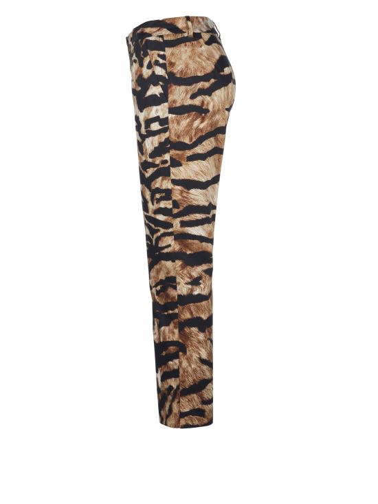  돌체앤가바나 스트레이트 팬츠 FTAGNT FSFJ3 BROWN - DOLCE & GABBANA