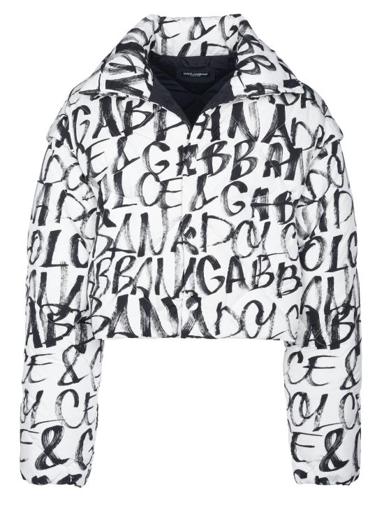  돌체앤가바나 숏패딩 G9WC4T FUM8T WHITE - DOLCE & GABBANA