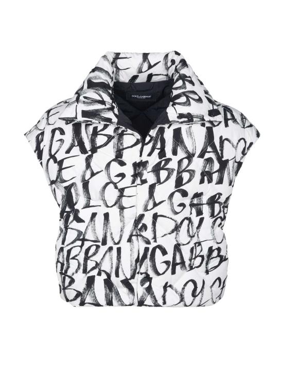  돌체앤가바나 숏패딩 G9WC4T FUM8T WHITE - DOLCE & GABBANA